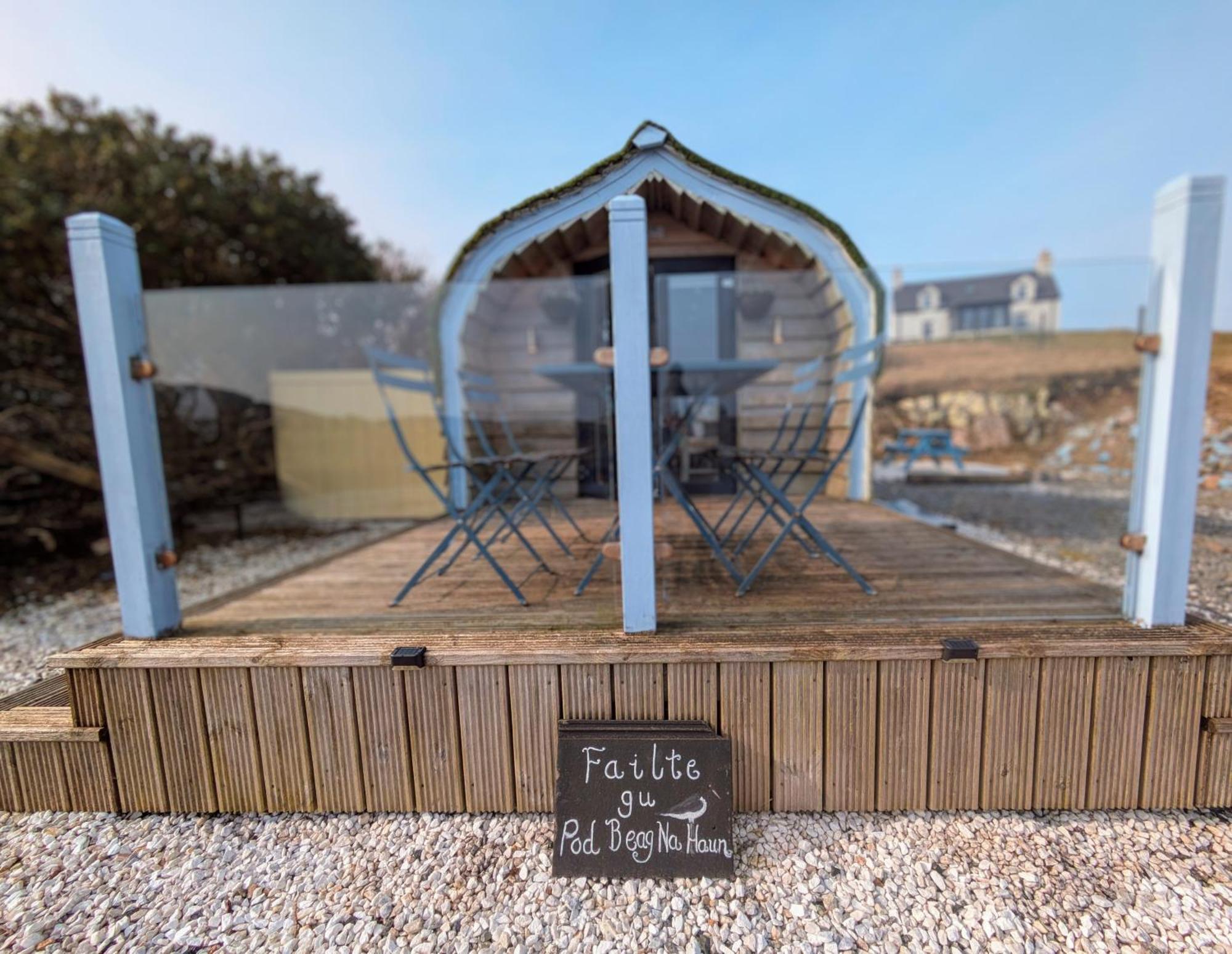 Glamping Pod For 2 Pod Beag Na Haun Eriskay别墅 外观 照片